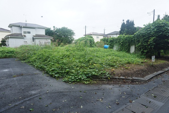 八街市朝日　建築条件無し売地 現地土地写真