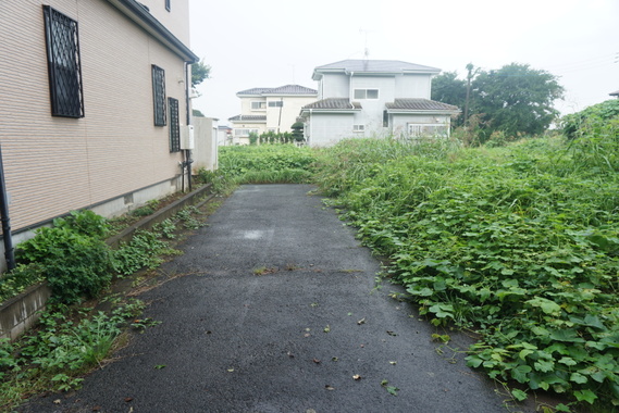 八街市朝日　建築条件無し売地 現地土地写真