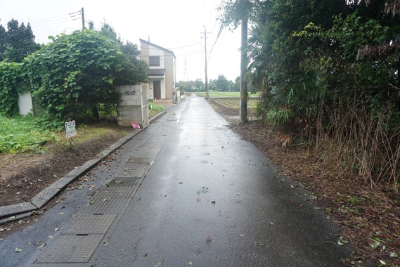 八街市朝日　建築条件無し売地 現地土地写真