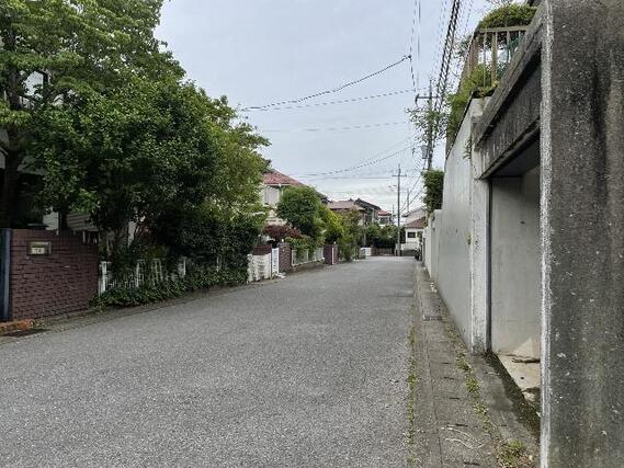 佐倉市藤治台　建築条件無し売地 現地土地写真