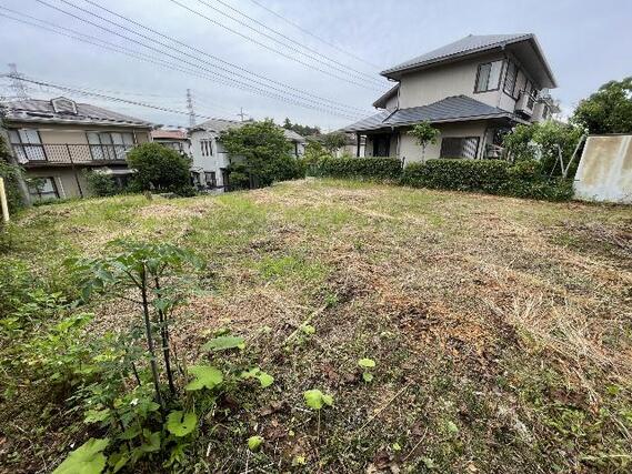 佐倉市藤治台　建築条件無し売地 現地土地写真