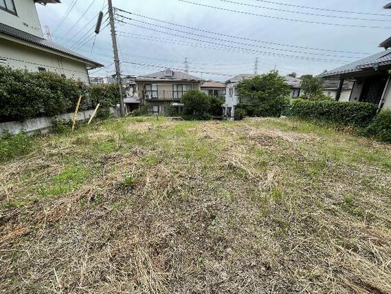 佐倉市藤治台　建築条件無し売地 現地土地写真