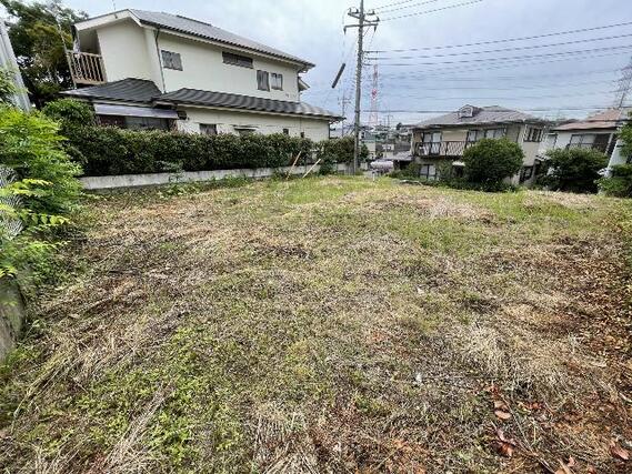 佐倉市藤治台　建築条件無し売地 現地土地写真