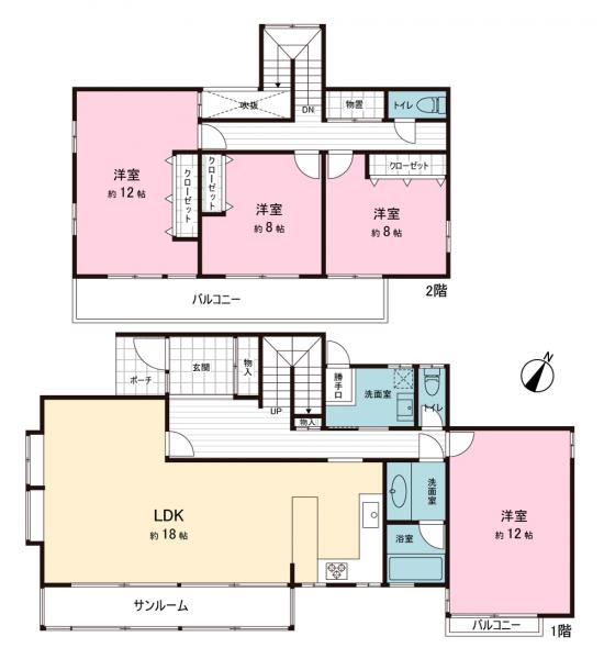 中古戸建 千葉県四街道市みそら３丁目 JR総武本線物井駅 1,280万円