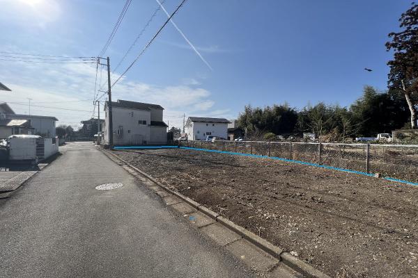 宇都宮市さつき3丁目　建築条件無し売地 現地土地写真