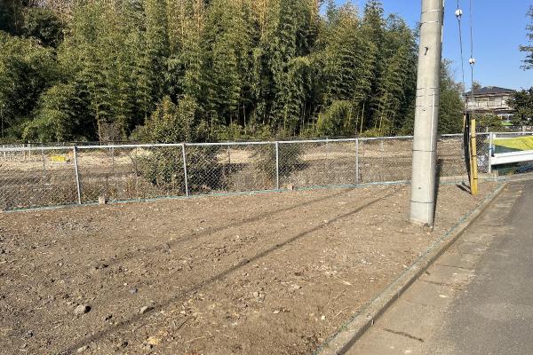 宇都宮市さつき3丁目　建築条件無し売地 現地土地写真
