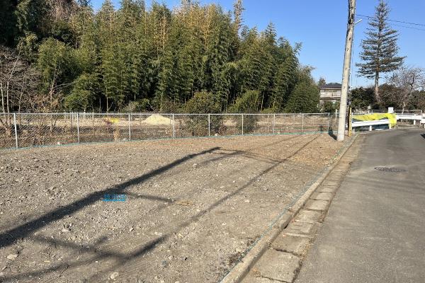 宇都宮市さつき3丁目　建築条件無し売地 現地土地写真