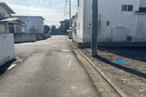 宇都宮市さつき3丁目　建築条件無し売地 現地土地写真