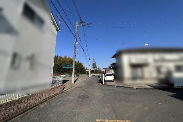 宇都宮市さつき3丁目　建築条件無し売地 現地土地写真