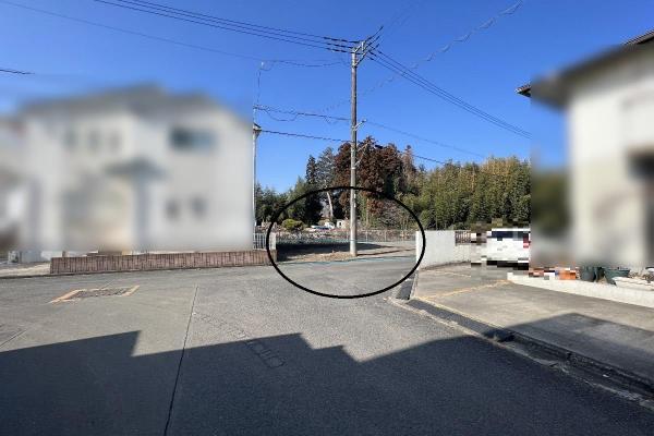 宇都宮市さつき3丁目　建築条件無し売地 現地土地写真