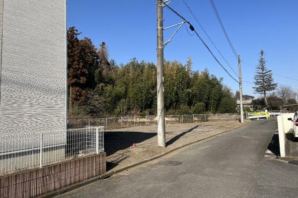 宇都宮市さつき3丁目　建築条件無し売地 現地土地写真