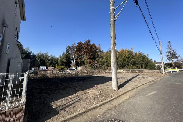 宇都宮市さつき3丁目　建築条件無し売地 現地土地写真