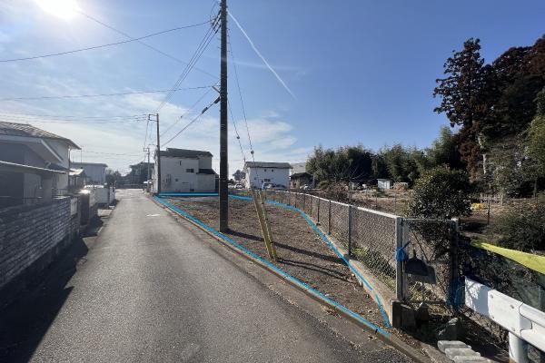 宇都宮市さつき3丁目　建築条件無し売地 現地土地写真