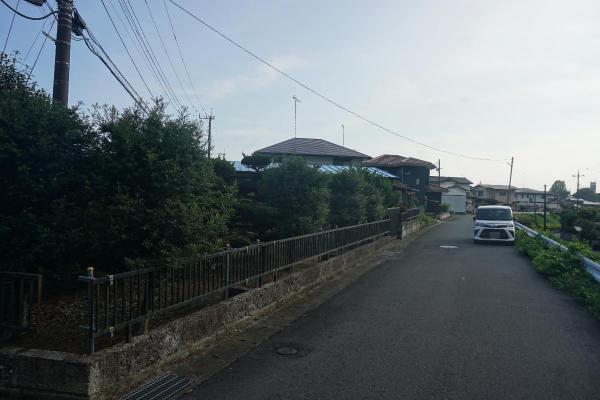 宇都宮市下岡本町　建築条件無し売地 現地土地写真