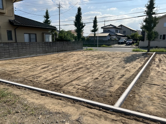 伊勢崎市田中島町　売地　No2 現地土地写真