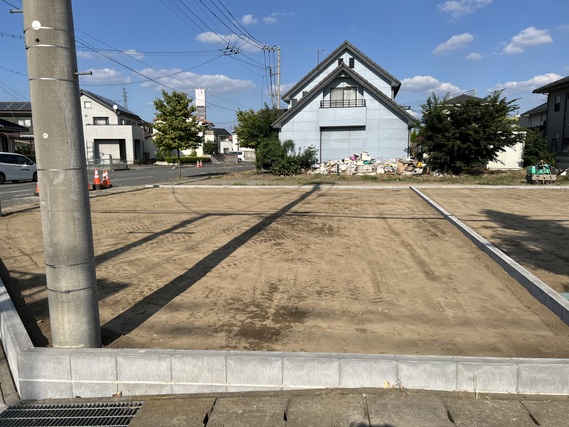 伊勢崎市田中島町　売地　No1 現地土地写真
