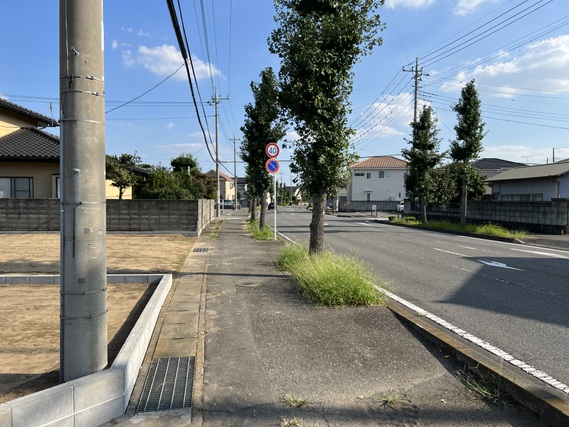 伊勢崎市田中島町　売地　No1 現地土地写真