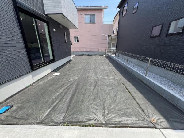 伊勢崎市寿町　新築　7号棟 庭