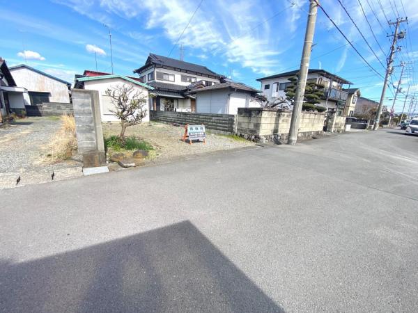 沼津市西間門　土地 前面道路含む現地写真