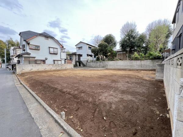 さいたま市緑区大字三室　建築条件なし売地 現地土地写真