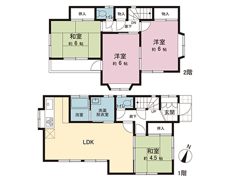 中古戸建 上尾市中妻４丁目26-3 JR高崎線北上尾駅 1,990万円