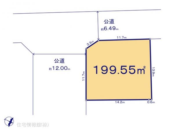 土地 神奈川県大和市上草柳９丁目 小田急江ノ島線鶴間駅 3,080万円