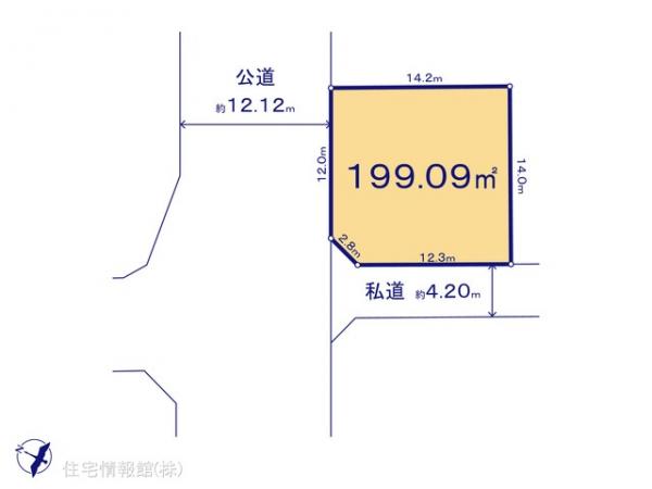 土地 神奈川県大和市上草柳９丁目 小田急江ノ島線鶴間駅 2,180万円