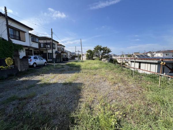 大和市上草柳 前面道路含む現地写真