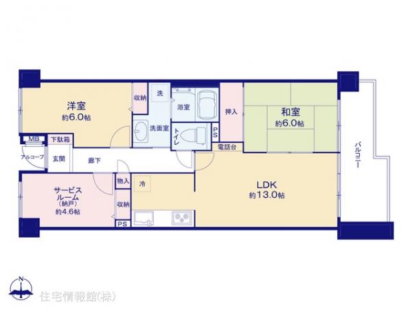 中古マンション 神奈川県横浜市南区六ツ川３丁目8-1 京急本線弘明寺駅 1,990万円