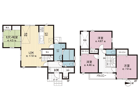 新築戸建 八幡市八幡福禄谷88-4 京阪本線樟葉駅 3,680万円