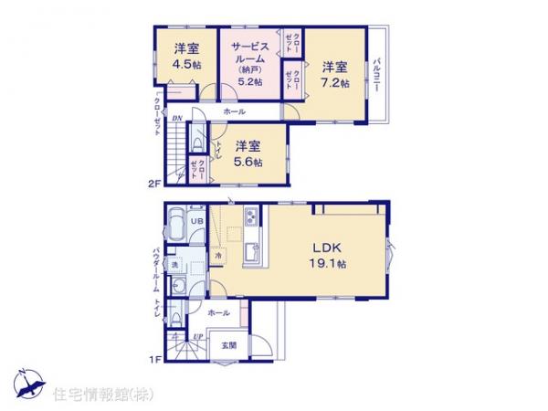 新築戸建 埼玉県新座市畑中２丁目5-37 東武東上線朝霞台駅 4,280万円