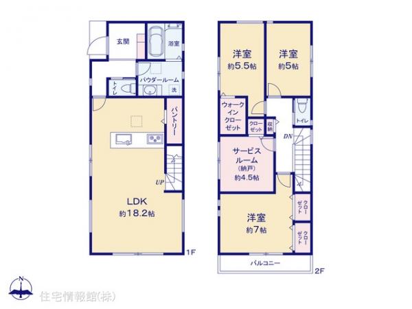 新築戸建 神奈川県横浜市港北区篠原台町7-19 東急東横線白楽駅 8,080万円