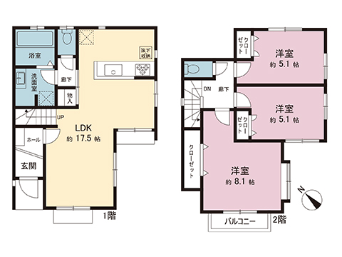 中古戸建 茅ヶ崎市平太夫新田61-8 JR東海道本線(東京〜熱海)茅ヶ崎駅 2,780万円