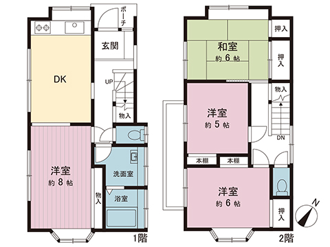 中古戸建 町田市東玉川学園２丁目27-20 小田急線玉川学園前駅 1,280万円