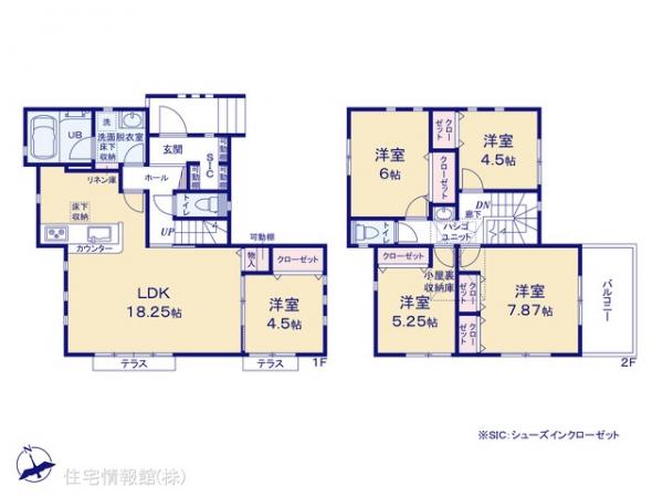 新築戸建 神奈川県横浜市旭区上白根２丁目 相鉄本線鶴ヶ峰駅 5,880万円