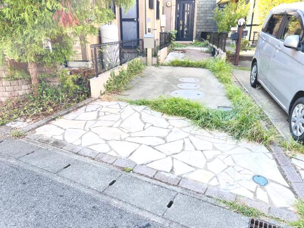 柏市大室 中古戸建 駐車場