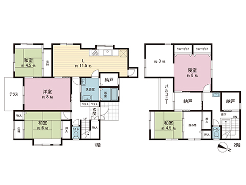 中古戸建 南足柄市塚原4869-176 伊豆箱根鉄道大雄山線塚原駅 2,000万円