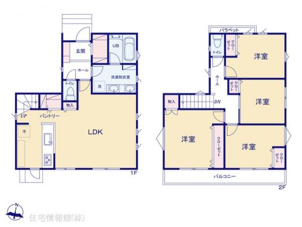 新築戸建 神奈川県横浜市緑区長津田２丁目 東急田園都市線長津田駅 6,780万円