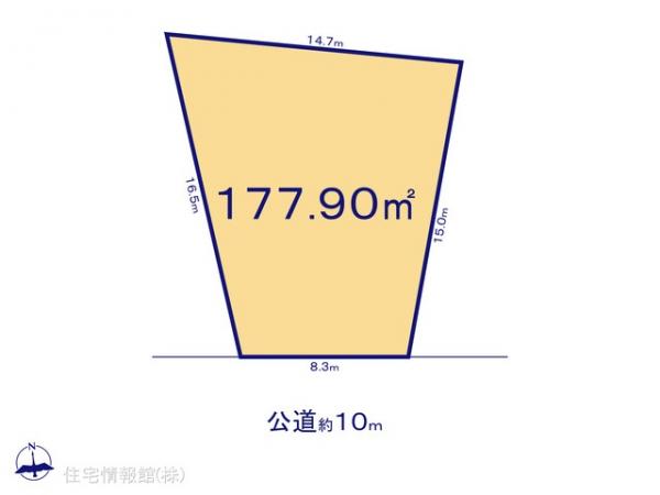 土地 千葉県野田市上花輪613-12 東武野田線野田市駅 1,020万円