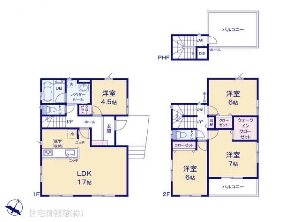 新築戸建 埼玉県入間郡三芳町大字北永井 東武東上線鶴瀬駅 3,880万円