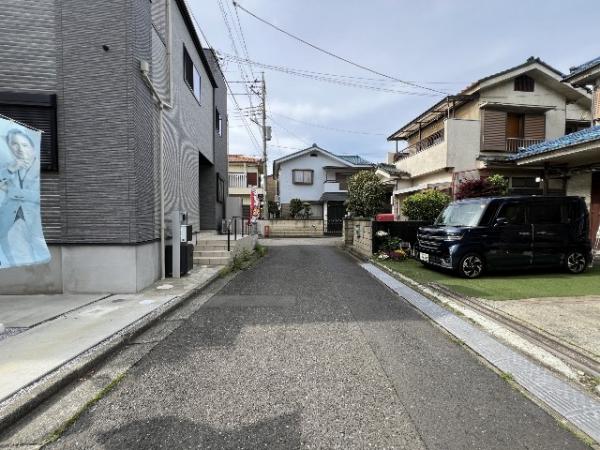 入間郡三芳町北永井 前面道路含む現地写真
