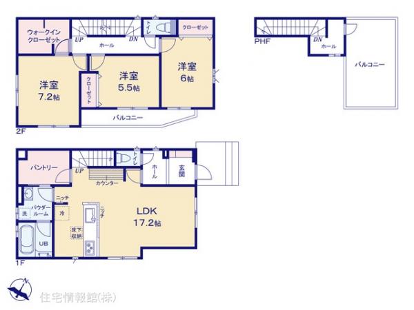 新築戸建 埼玉県入間郡三芳町大字北永井 東武東上線鶴瀬駅 3,580万円
