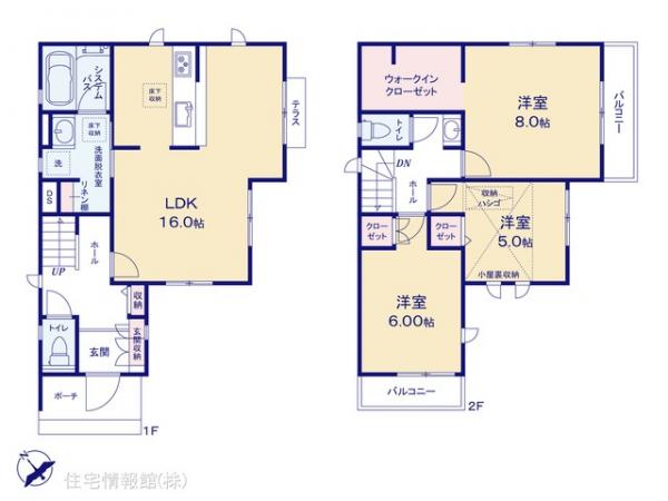 新築戸建 東京都調布市深大寺東町４丁目13-35 京王線つつじヶ丘駅 5,780万円