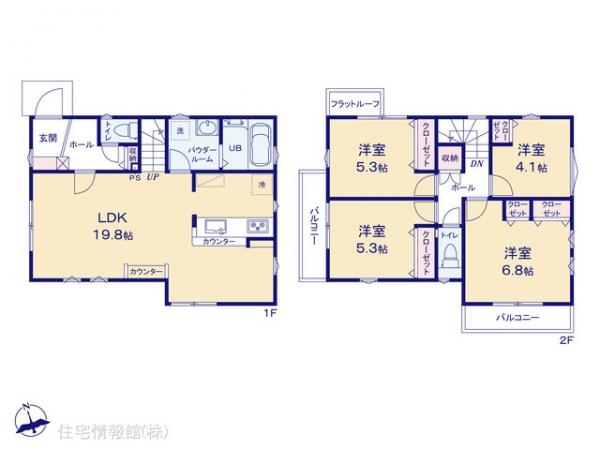 新築戸建 東京都多摩市聖ヶ丘３丁目9-20 京王線聖蹟桜ヶ丘駅 3,499万円