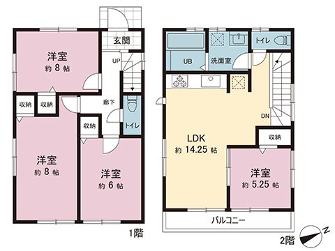 中古戸建 川崎市麻生区高石３丁目 小田急線百合ヶ丘駅 3,480万円