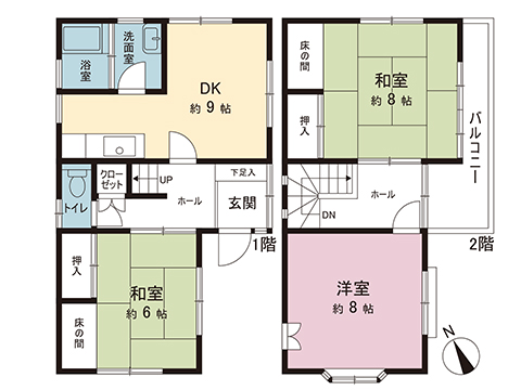 中古戸建 横浜市金沢区乙舳町 シーサイドライン野島公園駅 3,080万円