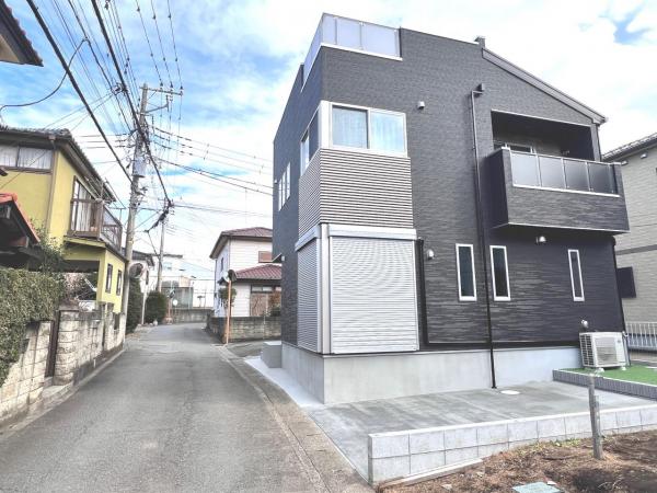 厚木市温水 戸建 前面道路含む現地写真
