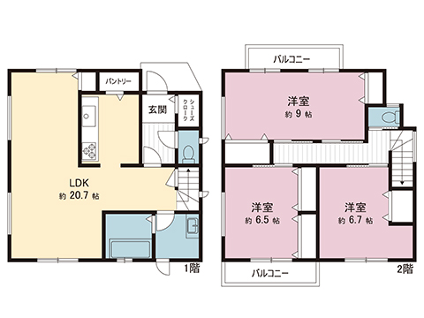 新築戸建 足柄上郡松田町松田惣領 JR御殿場線松田駅 2,998万円