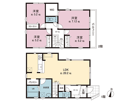 新築戸建 神奈川県川崎市宮前区菅生ケ丘2143-35 小田急線生田駅 4,299万円
