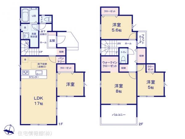 新築戸建 埼玉県久喜市上町 JR東北本線（宇都宮線）久喜駅 2,899万円
